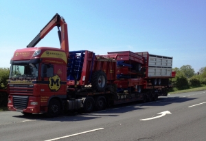 Marshall Lorry Preparing to Unload